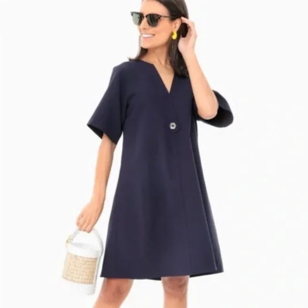 EUC. Tuckernuck midnight blue Ines Dress, size M